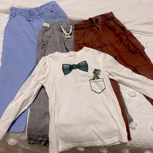 Boys dress clothes size 3-4 zara, 4pieces